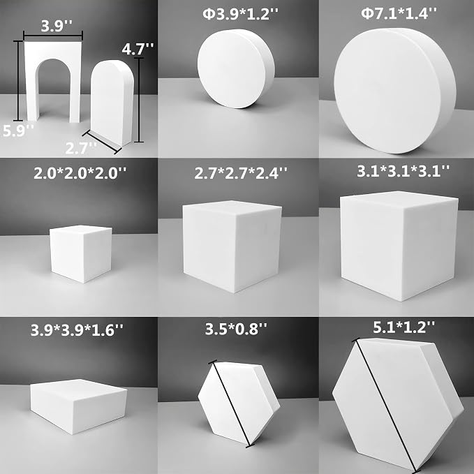 10PCS Product Photography Props Waterproof Hard Foam Props
