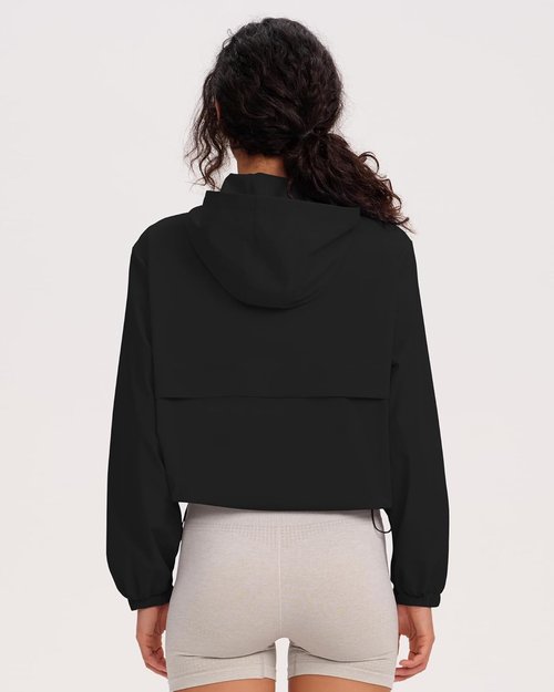Locachy Women's Lightweight Athletic Hoodie - Full Zip Long Sleeve Jacket for Gym & Outdoor Activities