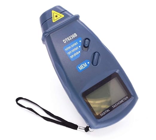 CyberTech 3 in 1 Tri-Mode Contact and Laser Non-Contact RPM Tach Digital Photo