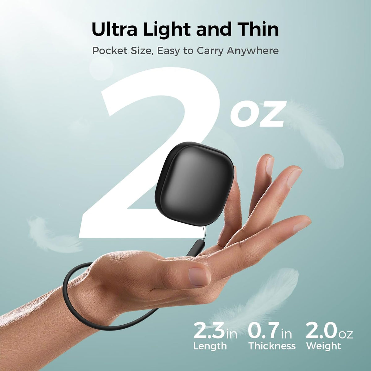 Okayice Magnetic Hand Warmers - Rechargeable 2-Pack | Ultra Slim Electric Design, 3 Heating Levels, Portable & Pocket-Sized Essentials for Camping & Golf