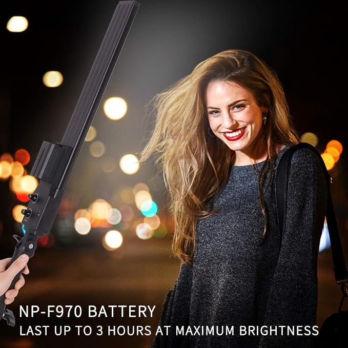 LED Video Light Battery Powered Photography Light Portable Handheld Wand