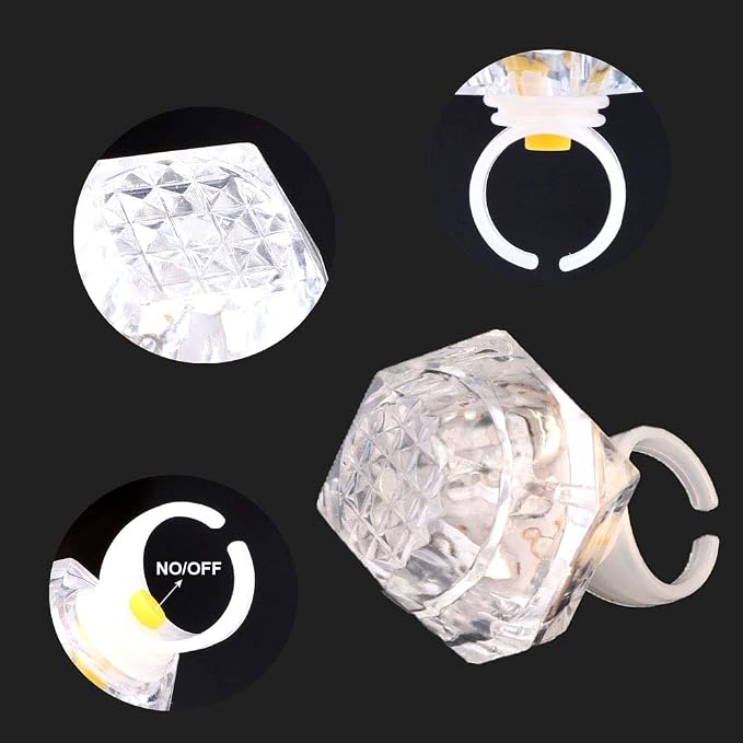 LED Light up Rings Toys