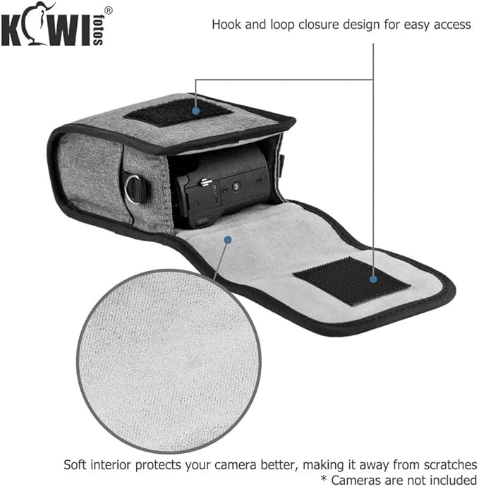 KIWIFOTOS Compact Camera Case Travel Pouch