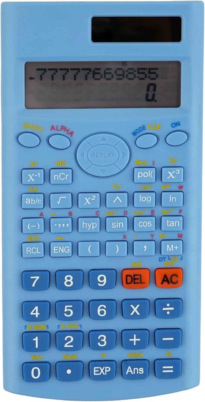 Mr. Pen- Scientific Calculators, 2 Line Display, Fraction and Statistics