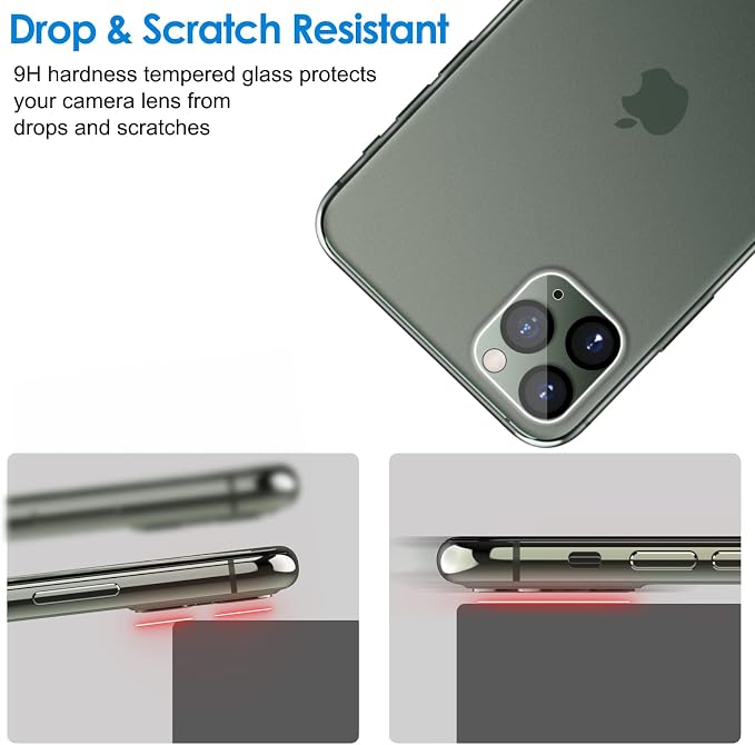 JETech Camera Lens Protector for iPhone 11 Pro Max 6.5-Inch and iPhone 11 Pro