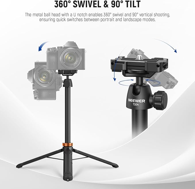 NEEWER Basics 59" Selfie Stick Tripod Compatible