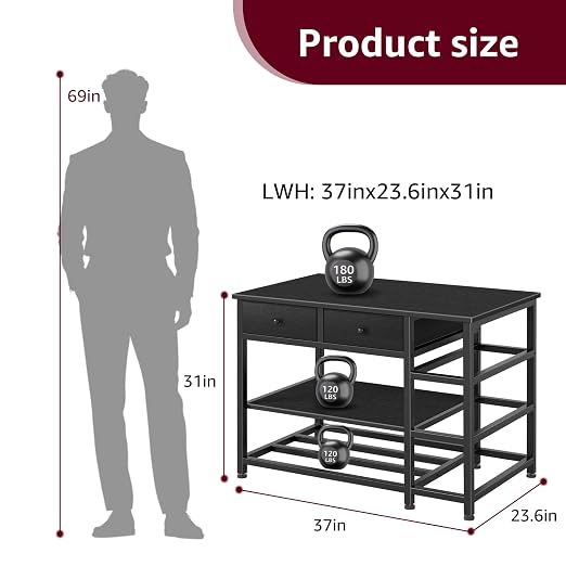 3D Printer Stand with Filament Storage