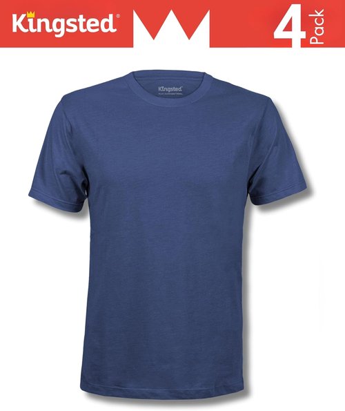 Kingsted Men's T-Shirts - Super Soft Premium Fabric - Comfortable Classic Fit - Pack of 3