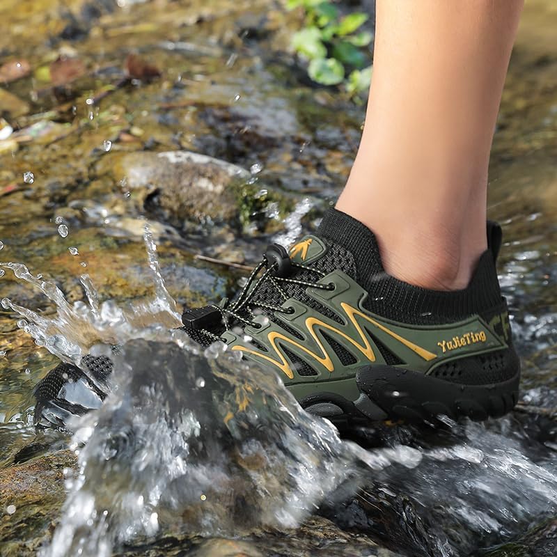 Skiennix Water Shoes - Quick-Drying Aqua Shoes for Men & Women | Wide Toe Design for Comfort