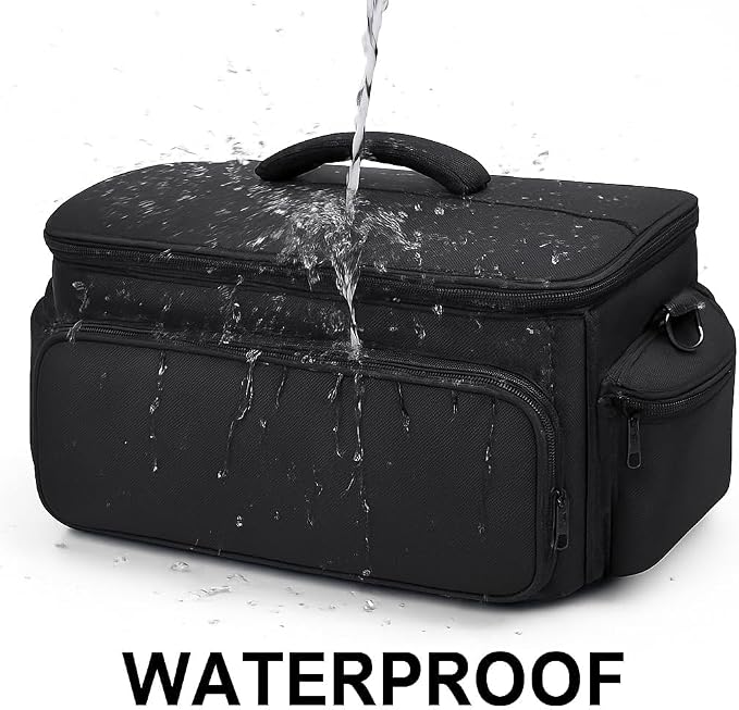 eCostConnection Extra Large Soft Padded Water Resistant Camcorder Equipment