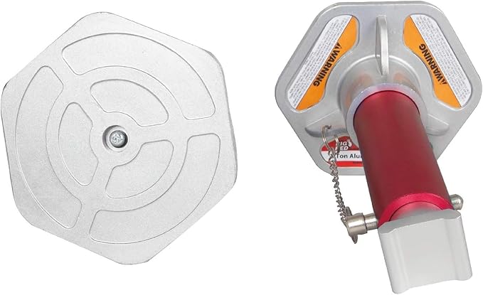 Big RED T43004-1 Torin Aluminum Jack Stands with Locking Support Pins: 3 Ton (6,000 lb.) Capacity, Red/Silver, 1 Pair