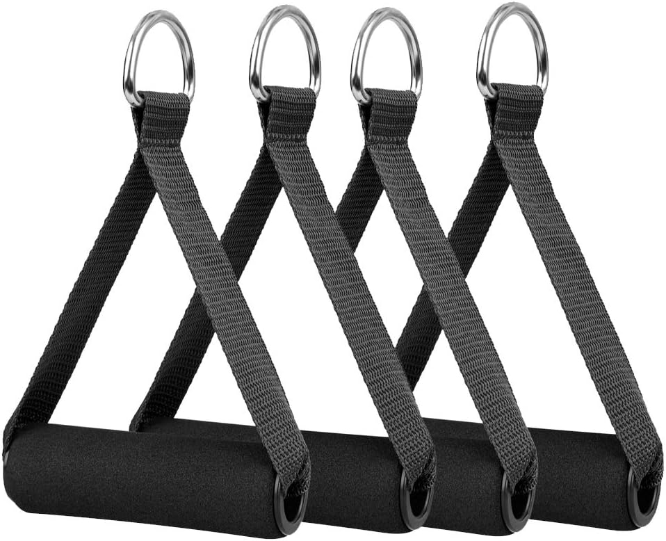 Skiennix Resistance Bands - 4PCS Foam Handle Set for Yoga & Strength Training | Durable & Comfortable