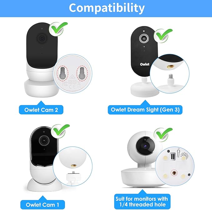 Flexible Tripod Baby Monitor Mount