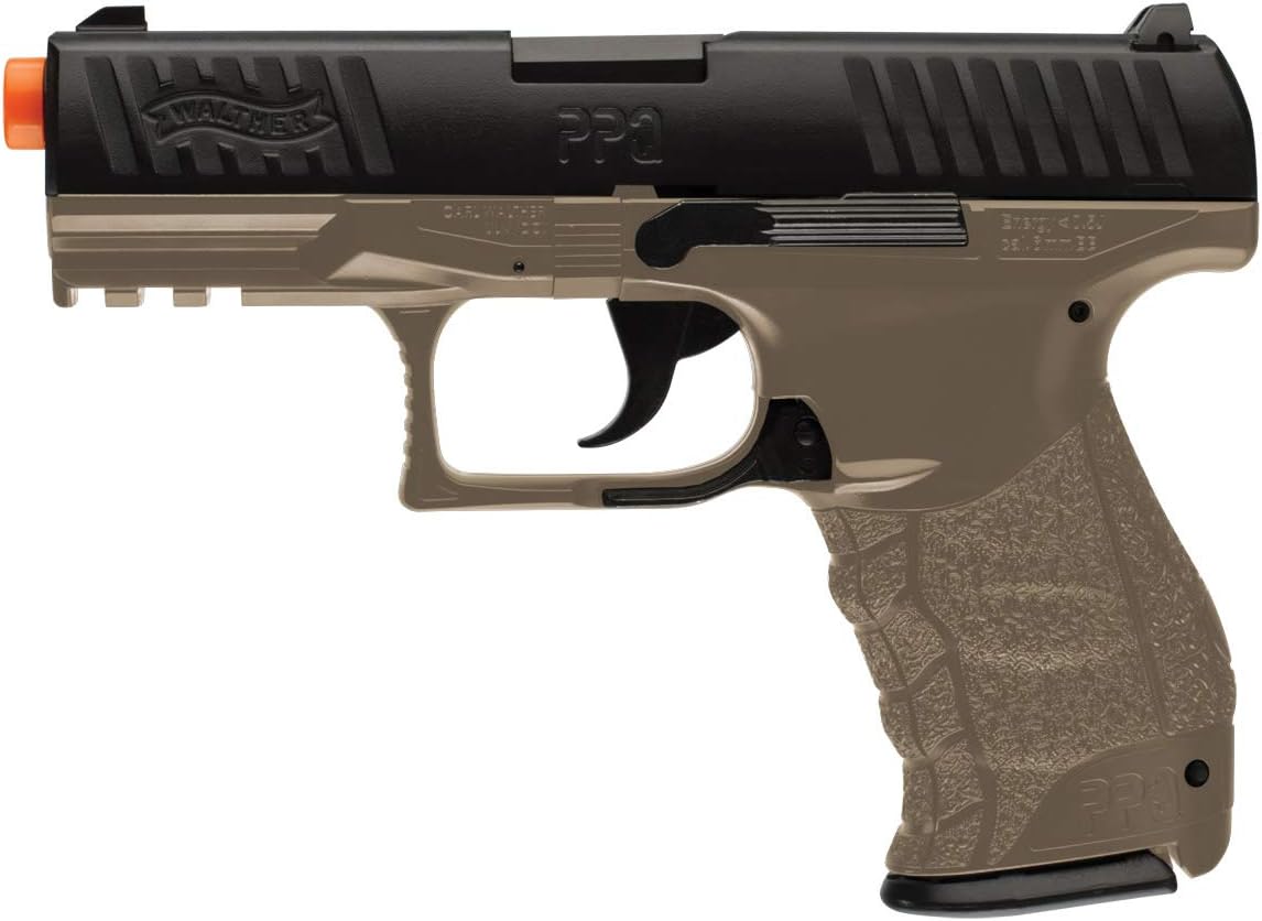 Umarex Walther PPQ Airsoft Gun - Authentic 6mm BB Pistol for Realistic Shooting Experience