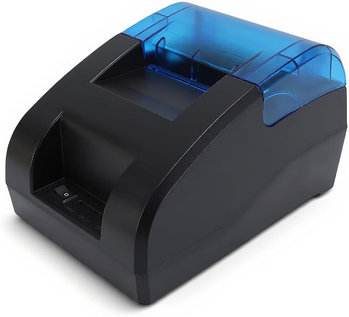 Portable Thermal Receipt Printer, 58mm USB Bluetooth Receipt Printer, ESC POS