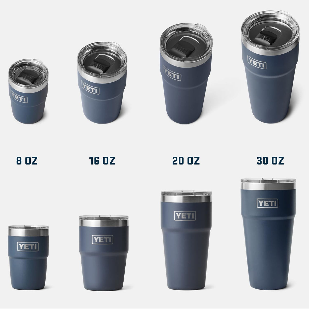 YETI Rambler 30 oz Stainless Steel Tumbler - Vacuum Insulated with MagSlider Lid for Ultimate Durability