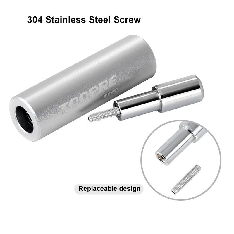 Shcobomo Bicycle Fork Star Nut Setting Installer with Free Spare Special Screw, Foundation Star Nut Setter Installation Tool for 1", 1-1/8" Threadless Fork Tubes