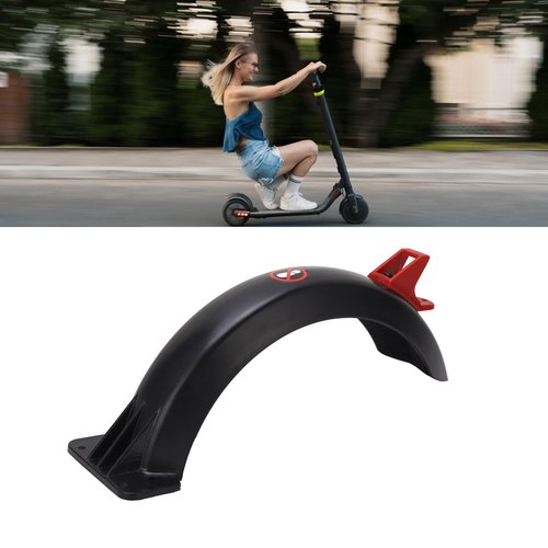 Fockety Rear for GXL V2 Electric Scooter, Rear Mud Guard with Hook Reflective Strip, Scooter Replacement Accessory Support Mudguard Bracket for GXL V2 Scooter