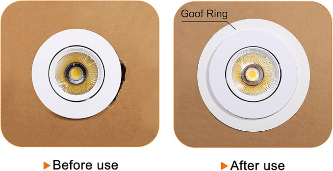 PATIKIL 4.1" ID 5.9" OD Light Trim Ring