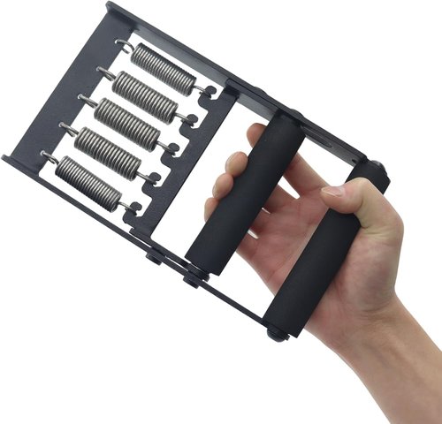 AHTAPFON Grip Strength Tester Trainer Set-Electronic Hand Dynamometer of 396lbs ＆ Solid Metal Grip Strengthener -Adjustable Resistance of 165lbs-5×Heavy-Duty Springs,Fit Sport Home Gym Workouts