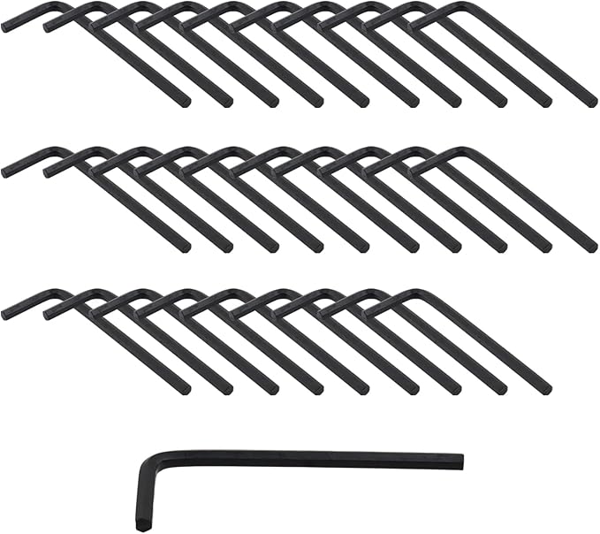 Antrader 3mm Allen Wrench L-Shaped Hex Key Wrench Set,30Pcs Repair & Installation Tool