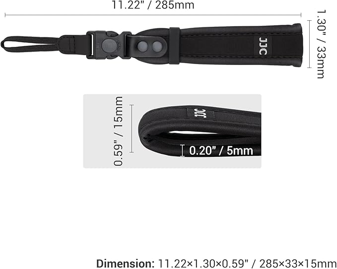 Upgraded Quick Release Soft Neoprene Camera Hand Wrist Grip Strap