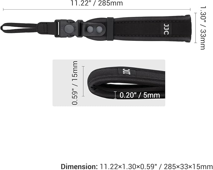 JJC Updated Soft Camera Hand Strap Wrist Strap