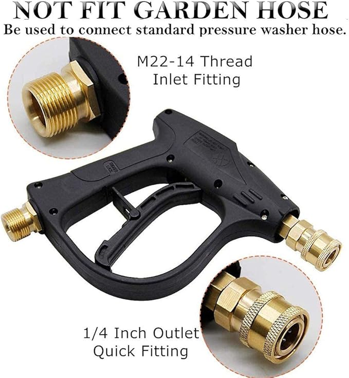 Twinkle Star Pressure Washer Adapter Set | Pressure Washer Gun Snow Foam Lance