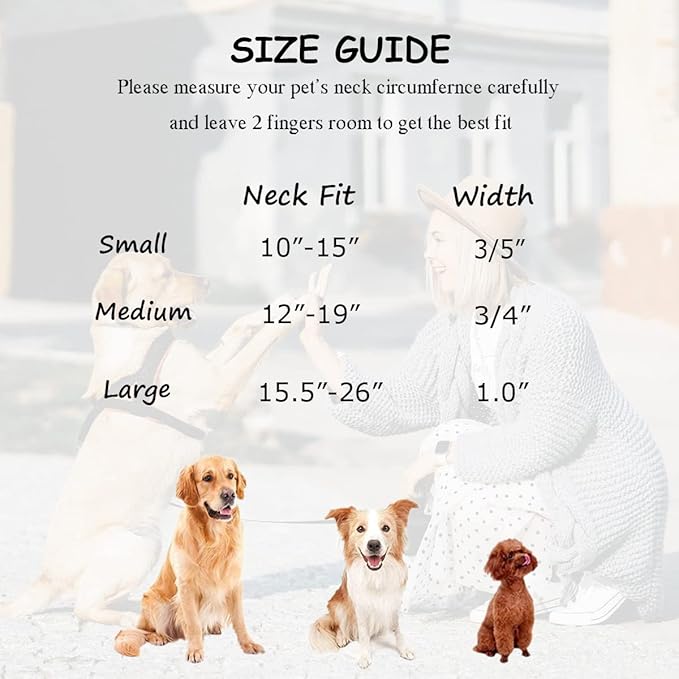 Soft Cotton Dog Collar with Metal Buckle Adjustable Heavy Duty Comfy Corduroy Collars for Small Medium Large Dogs,Grass Green,Medium