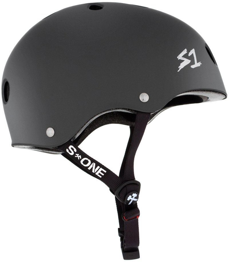 S1 Lifer Helmet for Skateboarding, BMX, and Roller Skating - EPS Fusion Foam, CPSC & ASTM Certified - Dark Grey Matte X-Large (22.5")