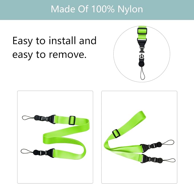 Adjustable 3 Pack iPad Strap:Comfortable Nylon Neck Strap Lanyard