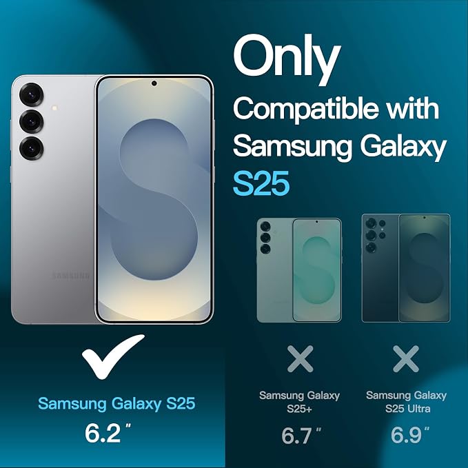 JETech Screen Protector for Samsung Galaxy S25 5G