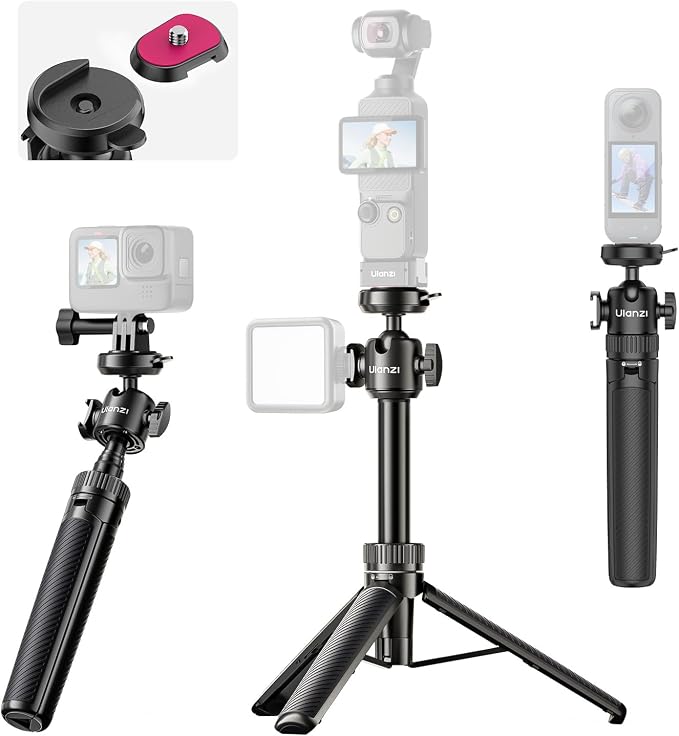 ULANZI MT90 Tripod Stand Vlog Handle Grip
