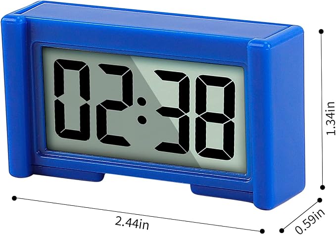 YOUNGFLY 6PCS Small Digital Clock, Vehicle Adhesive Clock
