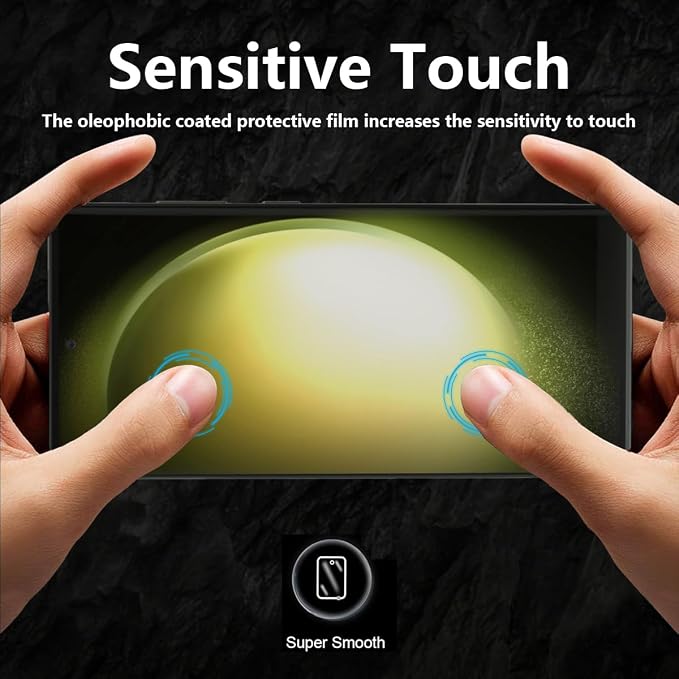 3+2 Pack Screen Protector for Samsung Galaxy S23 Ultra Flexible TPU Film