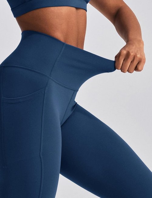 K-Swiss Women's Leggings - Soft, Stretchy High Waist 25" Yoga Pants with Pockets for Athletic Comfort