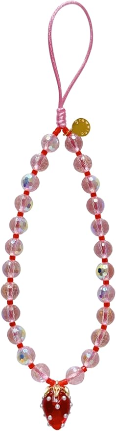 Drawwind Phone Charm Beaded Wristlet Strap Universal Cell Phone Lanyard Cute
