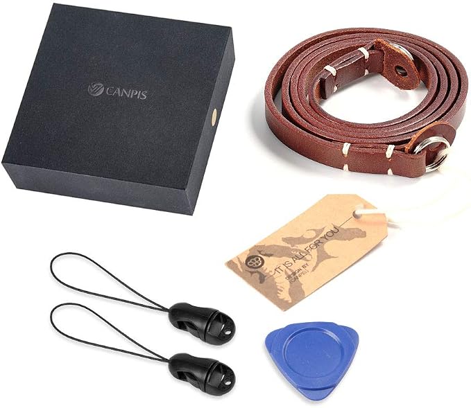 Genuine Leather Camera Neck Shoulder Strap Compatible
