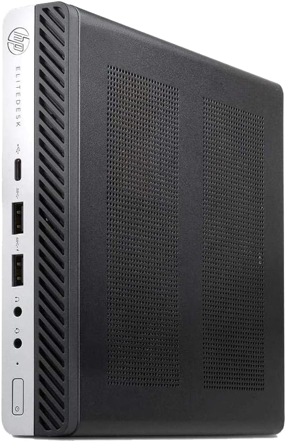 HP Micro Desktop Computer 800 G3 Elitedesk Mini Business PC, Intel Core i5-6500T,16GB DDR4, 512GB SSD,WiFi Type-C Port, New Wired Keyboard Mouse, Windows 11 Pro (Renewed)