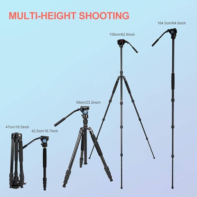 SIRUI Aluminum Camera Tripod Monopod