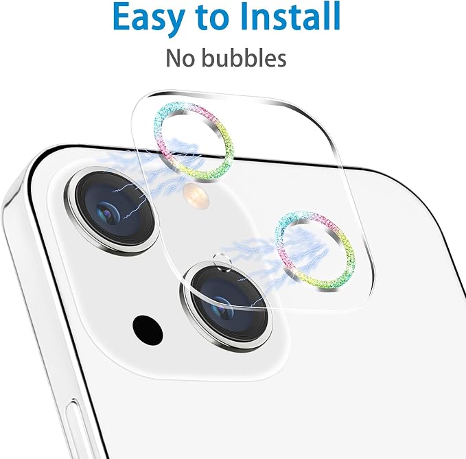 3 Pack Dengduoduo Tempered Glass Camera Lens Protector