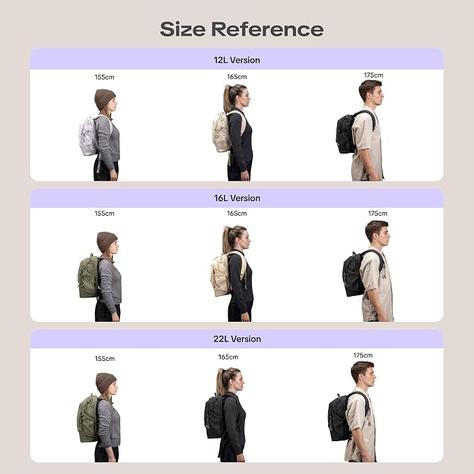 PGYTECH OneGo Lite 12L Camera Backpack Minimalist Lightweight Camera Bag