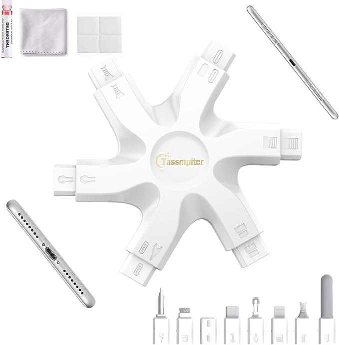 Tassmpitor for iPhone Cleaning Kit Port Cleaner, Repair and Restore Tool for