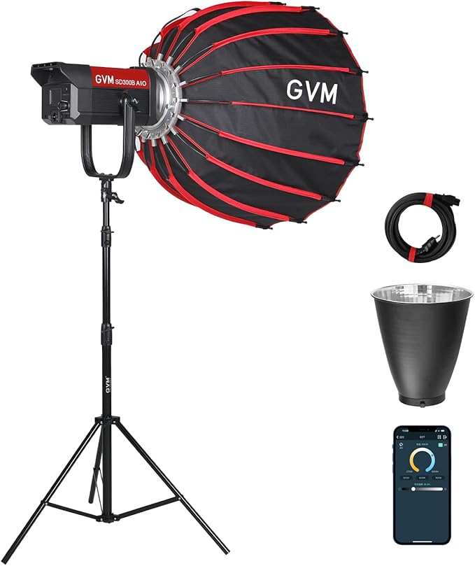 GVM 300W Bi-Color LED Video Light