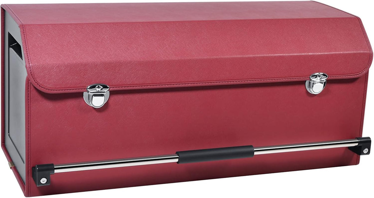 Trunk Organizer for Car with Lid Leather Trunk Organizer Car Organizer