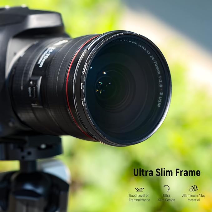 Neewer 72mm ND Filter Kit: ND2 ND4 ND8 ND16, Lens Cleaning Pen, Neutral Density