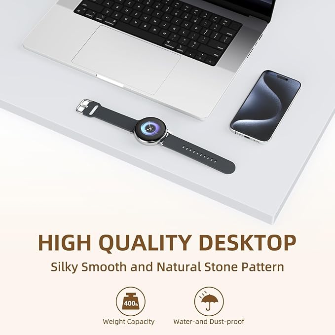 Universal Solid One-Piece Wood Table Top, 48"x24"x1" Workbench Top - Rectangular Particle Board for Standing Desk, Home Office Desk Countertop DlY, Washer Dryer, Coffee, Bar Tabletop