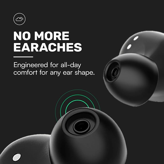 Raycon Everyday Bluetooth Wireless Earbuds with Microphone - Active Noise Cancelling, Sweat & Water-Resistant Earphones, Ear Buds Wireless Bluetooth Up to 32 Hours Playtime (Rose Gold)