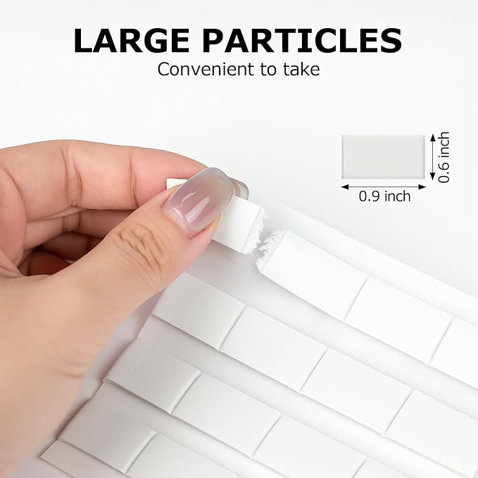 Moloppo 48 pcs 0.6" * 0.9" Large Particles Cleaning Putty