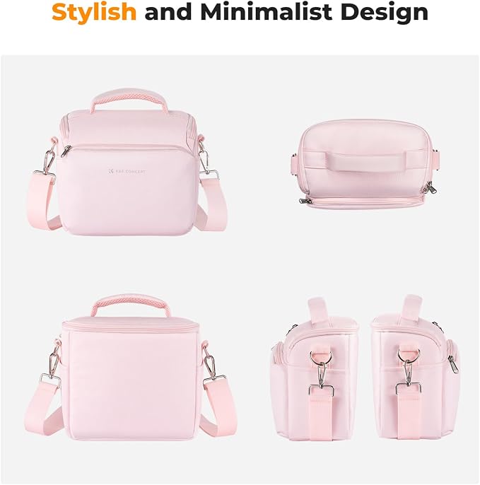 K&F CONCEPT Camera Sling Bag Small Crossbody Camera Case DSLR/SLR/Cute Compact